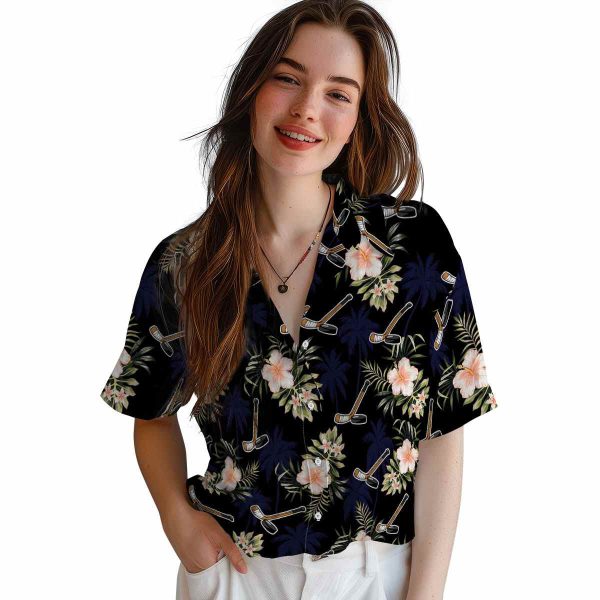 Hockey Palm Tree Flower Hawaiian Shirt Trendy