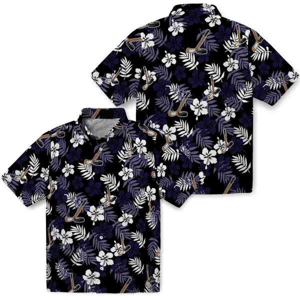 Hockey Tropical Floral Hawaiian Shirt Latest Model