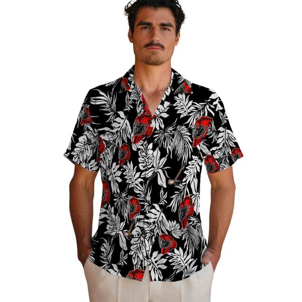 Hockey Tropical Leaf Hawaiian Shirt High quality