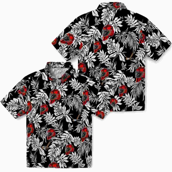 Hockey Tropical Leaf Hawaiian Shirt Latest Model