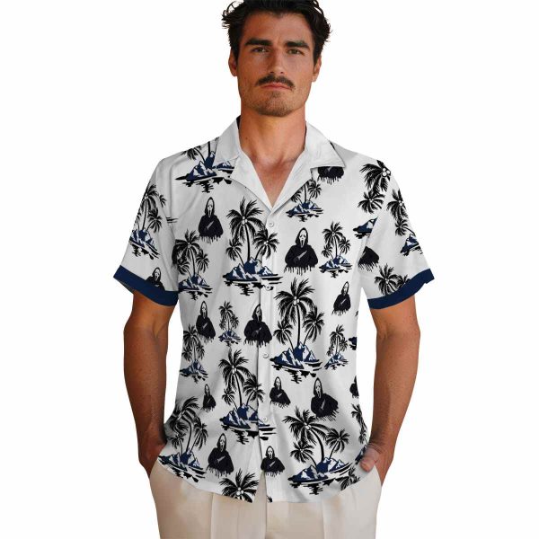 Horror Palm Island Print Hawaiian Shirt High quality