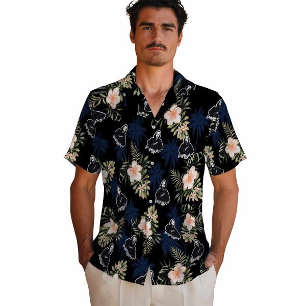 Horror Palm Tree Flower Hawaiian Shirt High quality