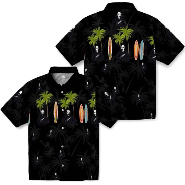 Horror Surfboard Palm Hawaiian Shirt Latest Model