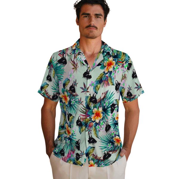 Horror Tropical Foliage Hawaiian Shirt High quality