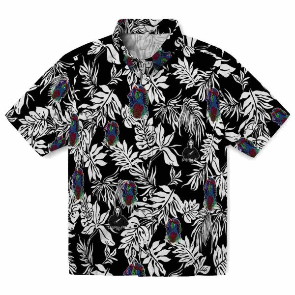 Horror Tropical Leaf Hawaiian Shirt Best selling