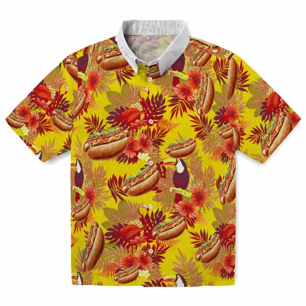 Hot Dog Floral Toucan Hawaiian Shirt Best selling