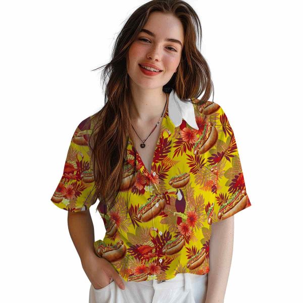 Hot Dog Floral Toucan Hawaiian Shirt Trendy