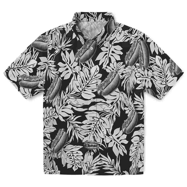 Hot Dog Monstera Leaf Pattern Hawaiian Shirt Best selling