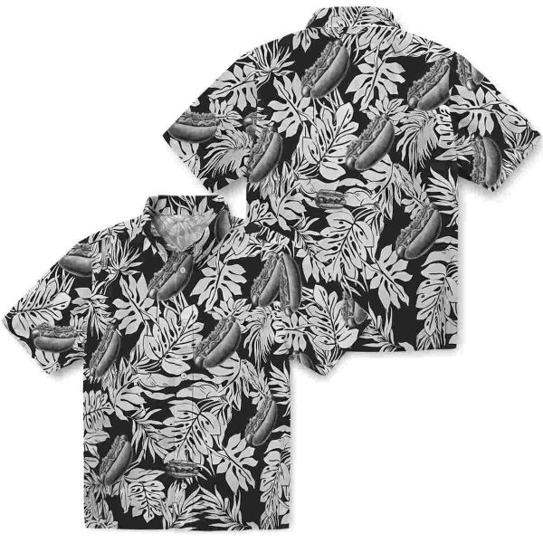 Hot Dog Monstera Leaf Pattern Hawaiian Shirt Latest Model