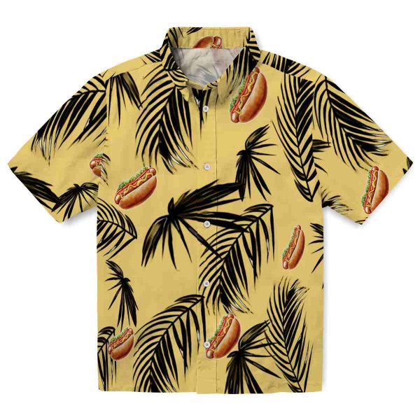 Hot Dog Palm Leaf Hawaiian Shirt Best selling