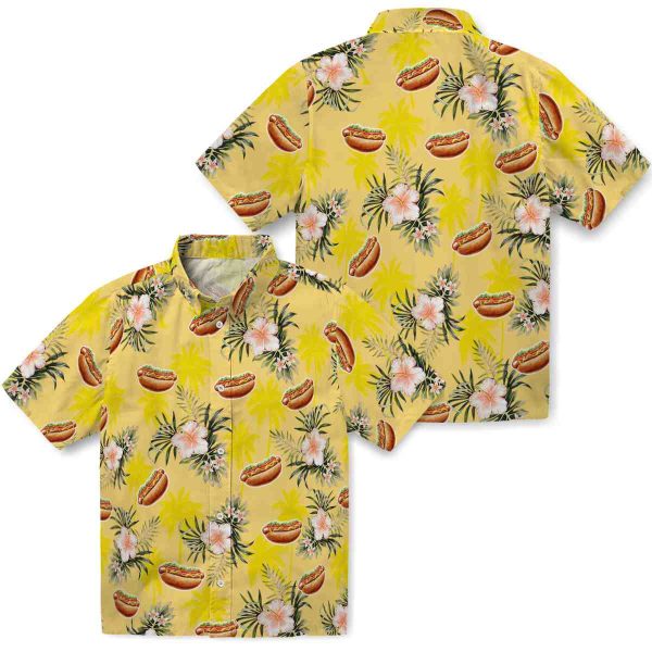 Hot Dog Palm Tree Flower Hawaiian Shirt Latest Model