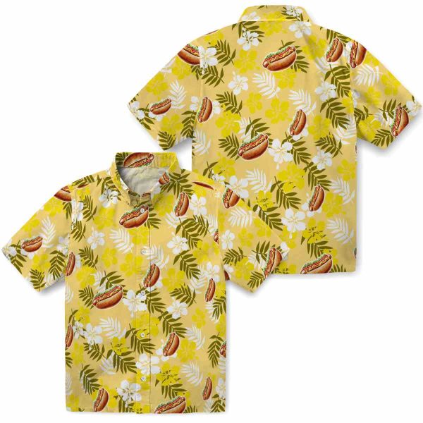 Hot Dog Tropical Floral Hawaiian Shirt Latest Model