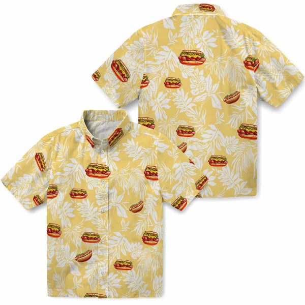 Hot Dog Tropical Leaf Hawaiian Shirt Latest Model