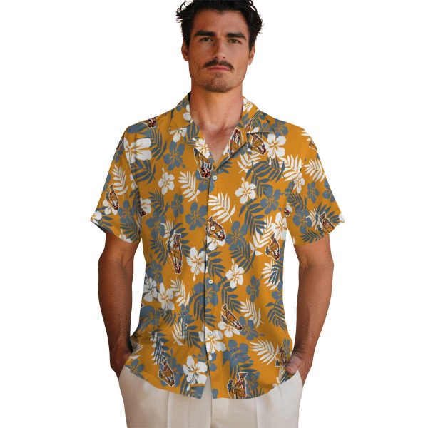 Ironworker Tropical Floral Hawaiian Shirt High quality