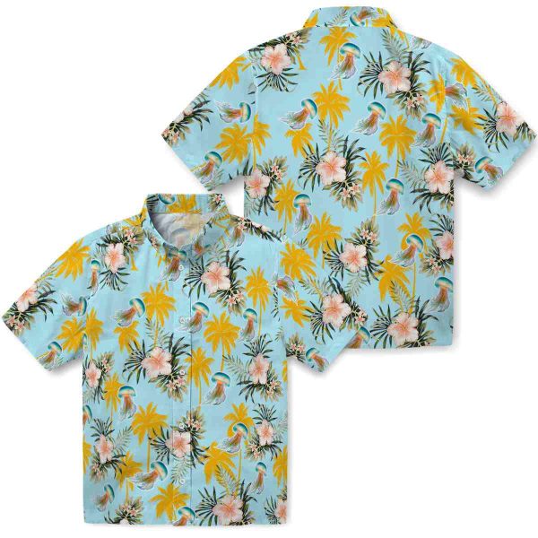 Jellyfish Palm Tree Flower Hawaiian Shirt Latest Model