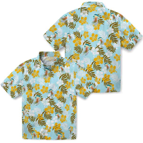 Jellyfish Tropical Floral Hawaiian Shirt Latest Model