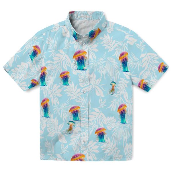 Jellyfish Tropical Leaf Hawaiian Shirt Best selling