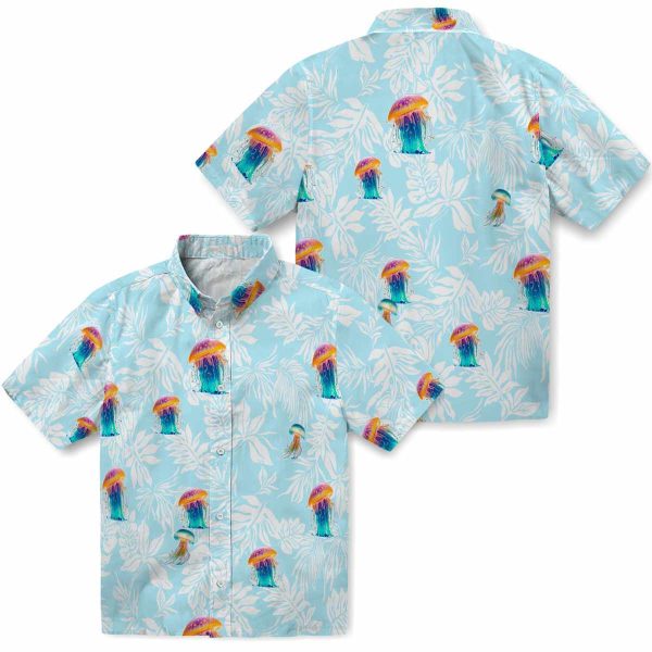 Jellyfish Tropical Leaf Hawaiian Shirt Latest Model