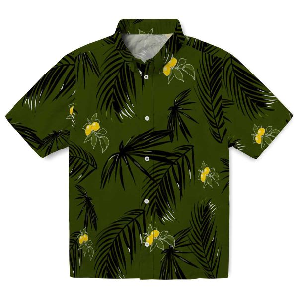 Lemon Palm Leaf Hawaiian Shirt Best selling