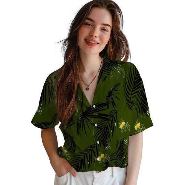 Lemon Palm Leaf Hawaiian Shirt Trendy