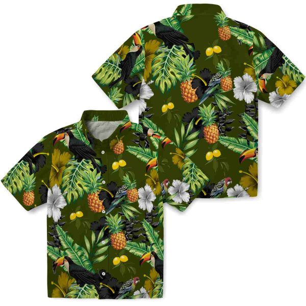 Lemon Toucan Hibiscus Pineapple Hawaiian Shirt Latest Model