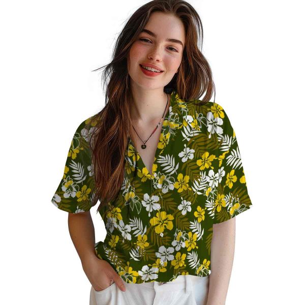 Lemon Tropical Floral Hawaiian Shirt Trendy