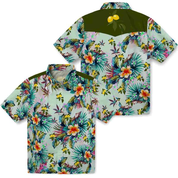 Lemon Tropical Foliage Hawaiian Shirt Latest Model