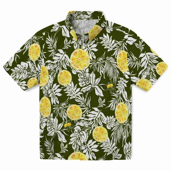 Lemon Tropical Leaf Hawaiian Shirt Best selling