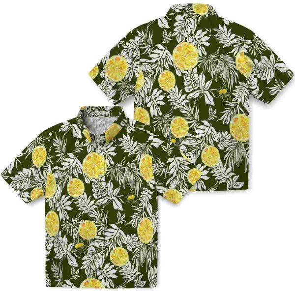 Lemon Tropical Leaf Hawaiian Shirt Latest Model