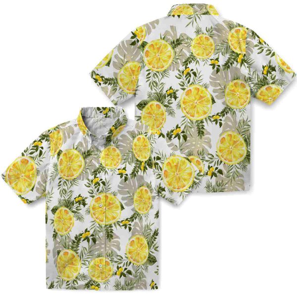 Lemon Tropical Leaves Hawaiian Shirt Latest Model