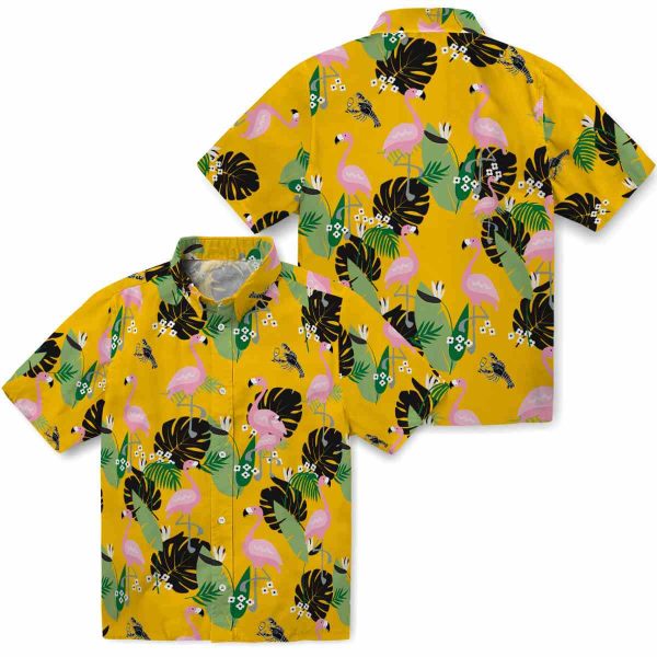 Lobster Flamingo Leaf Motif Hawaiian Shirt Latest Model