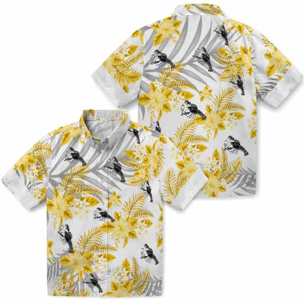 Lobster Hibiscus Palm Leaves Hawaiian Shirt Latest Model