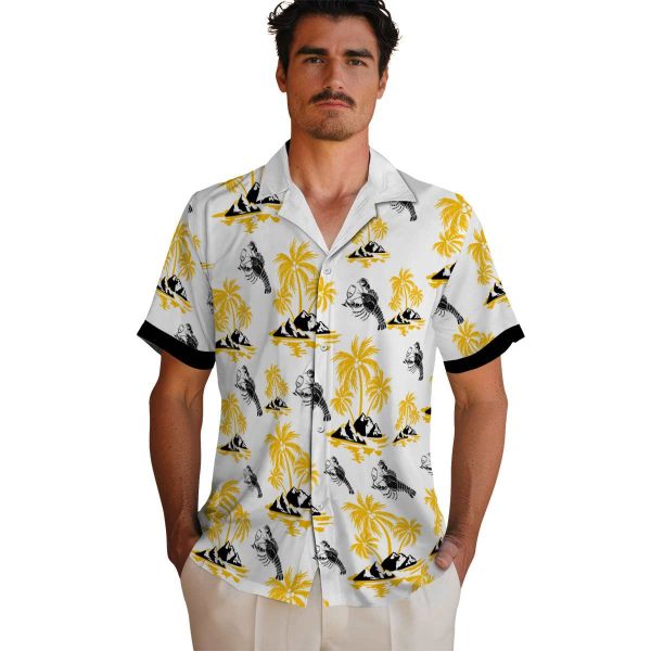 Lobster Palm Island Print Hawaiian Shirt High quality