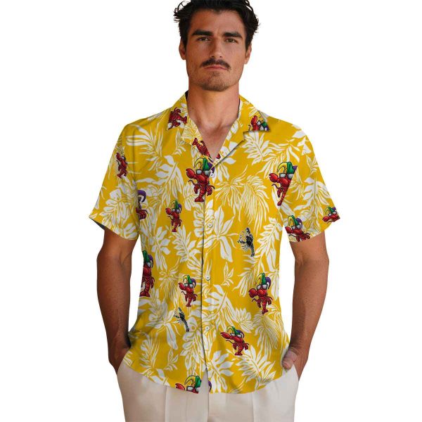 Lobster Tropical Leaf Hawaiian Shirt High quality