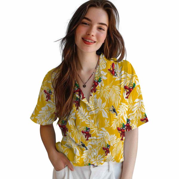 Lobster Tropical Leaf Hawaiian Shirt Trendy