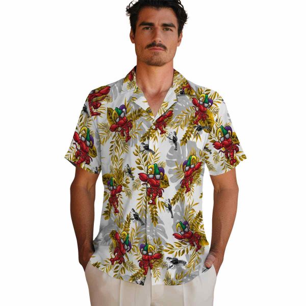 Lobster Tropical Leaves Hawaiian Shirt High quality