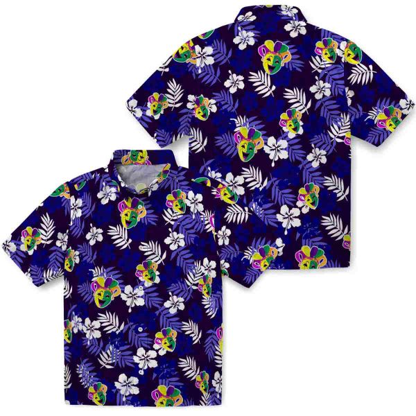 Mardi Gras Tropical Floral Hawaiian Shirt Latest Model