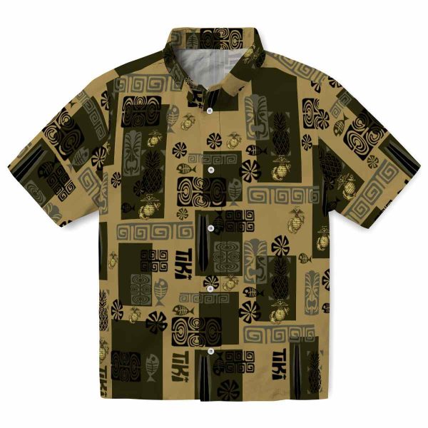 Marine Corps Tribal Symbols Hawaiian Shirt Best selling