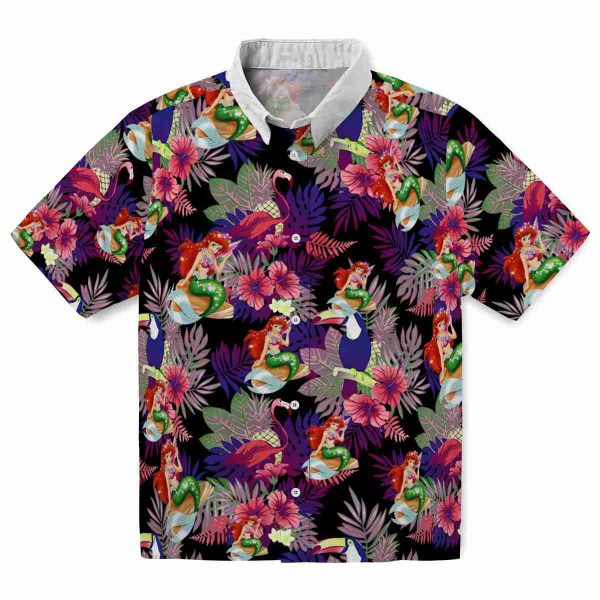 Mermaid Floral Toucan Hawaiian Shirt Best selling