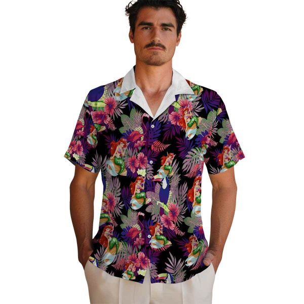 Mermaid Floral Toucan Hawaiian Shirt High quality