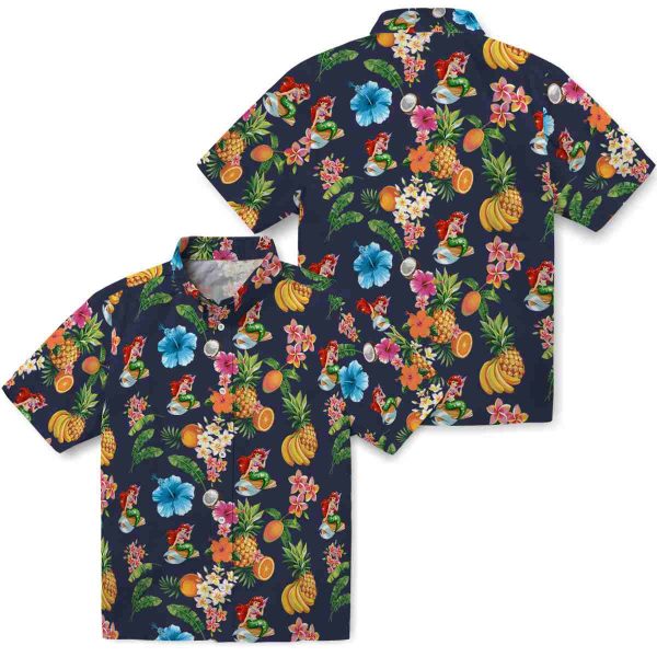 Mermaid Hibiscus And Fruit Hawaiian Shirt Latest Model