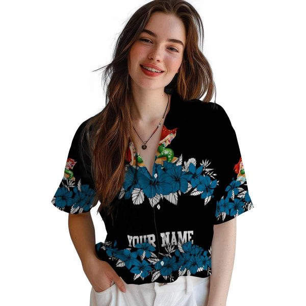 Mermaid Hibiscus Stripe Hawaiian Shirt Trendy