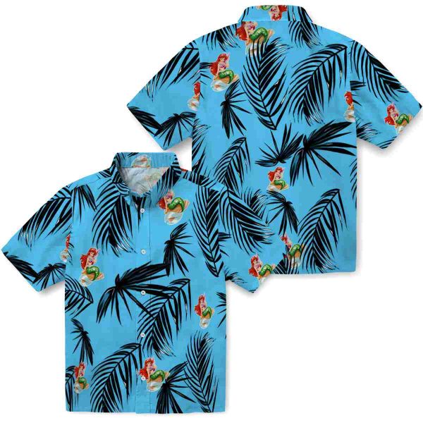 Mermaid Palm Leaf Hawaiian Shirt Latest Model