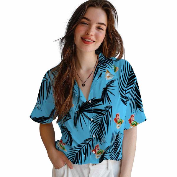 Mermaid Palm Leaf Hawaiian Shirt Trendy