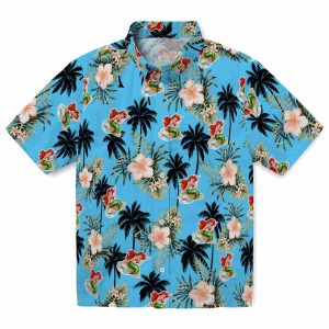 Mermaid Palm Tree Flower Hawaiian Shirt Best selling