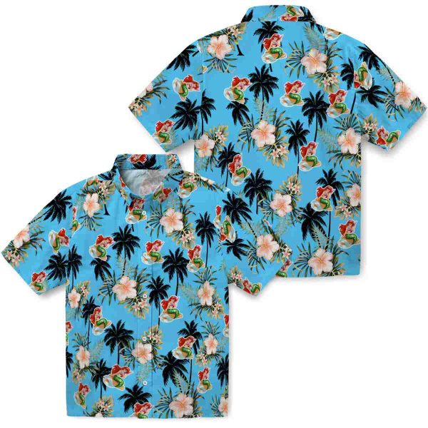 Mermaid Palm Tree Flower Hawaiian Shirt Latest Model