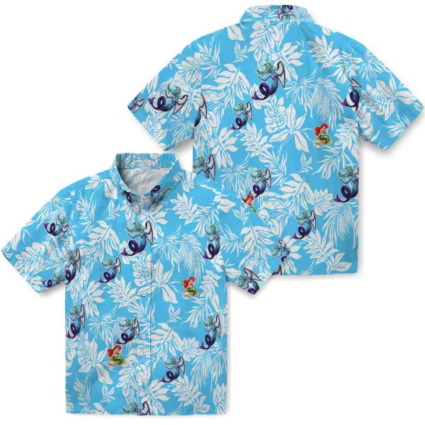 Mermaid Tropical Leaf Hawaiian Shirt Latest Model