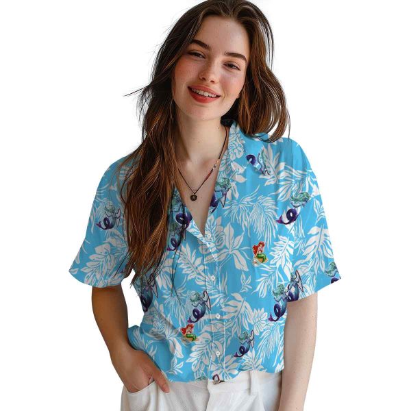 Mermaid Tropical Leaf Hawaiian Shirt Trendy