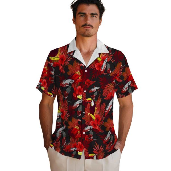 Monkey Floral Toucan Hawaiian Shirt High quality