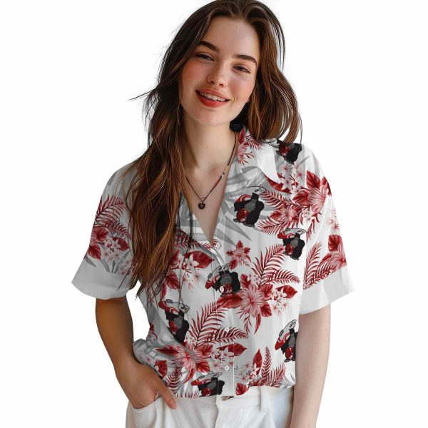 Monkey Hibiscus Palm Leaves Hawaiian Shirt Trendy